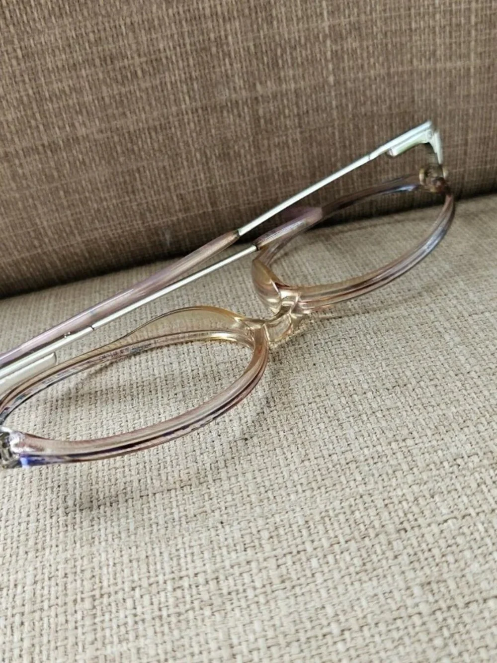 Vintage Sophia Loren Eyeglasses Frame Lilac Tone Eyewear Glasses 1511 Zyloware